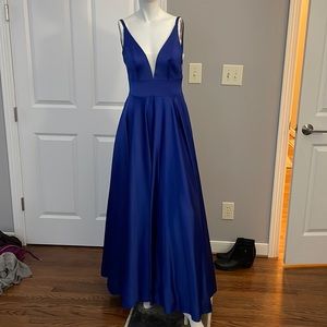 Nina Canacci Royal Blue Evening Gown